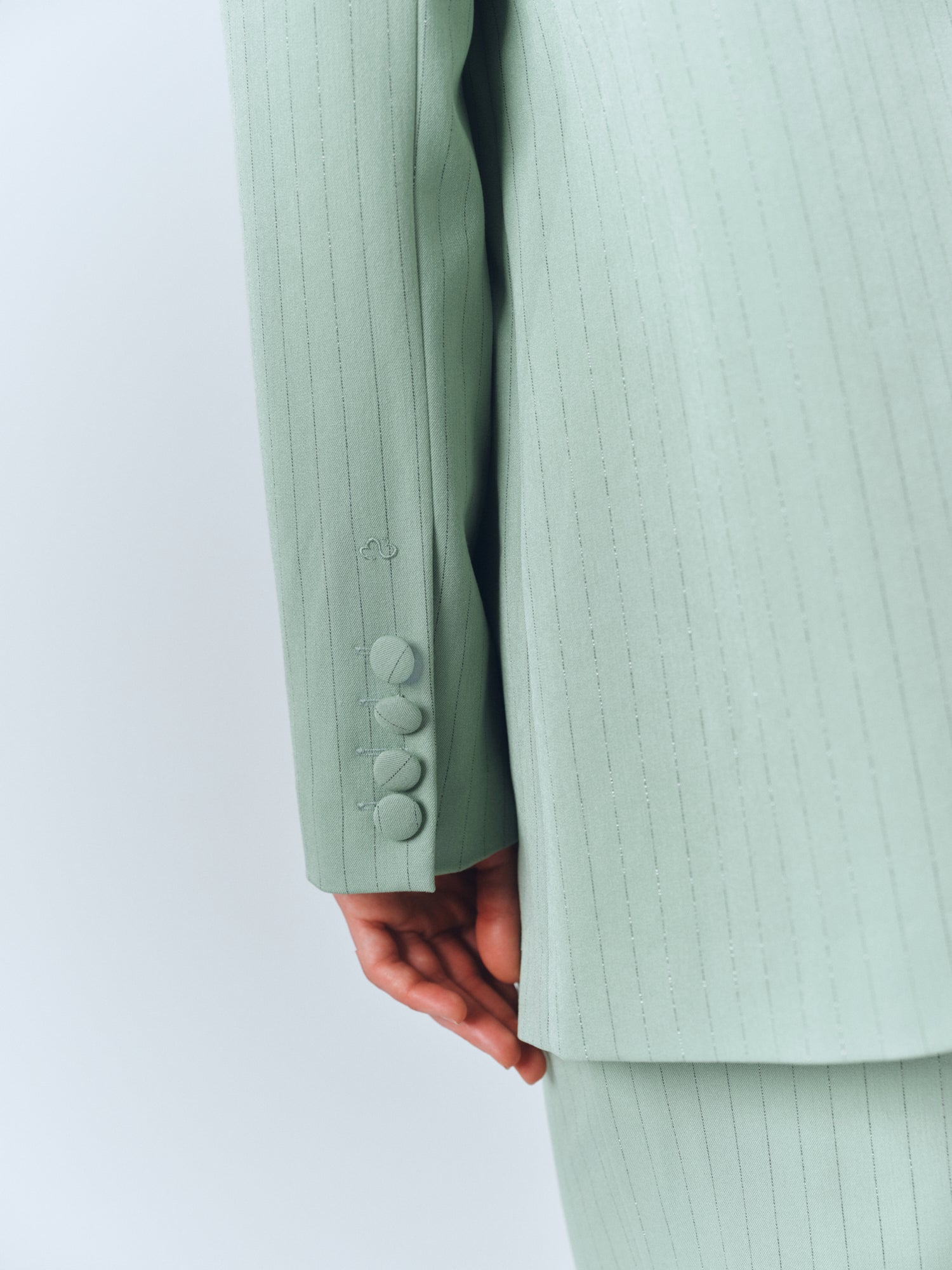 Mint Oversized Double-Breasted Blazer – MB by Marta Buzolić