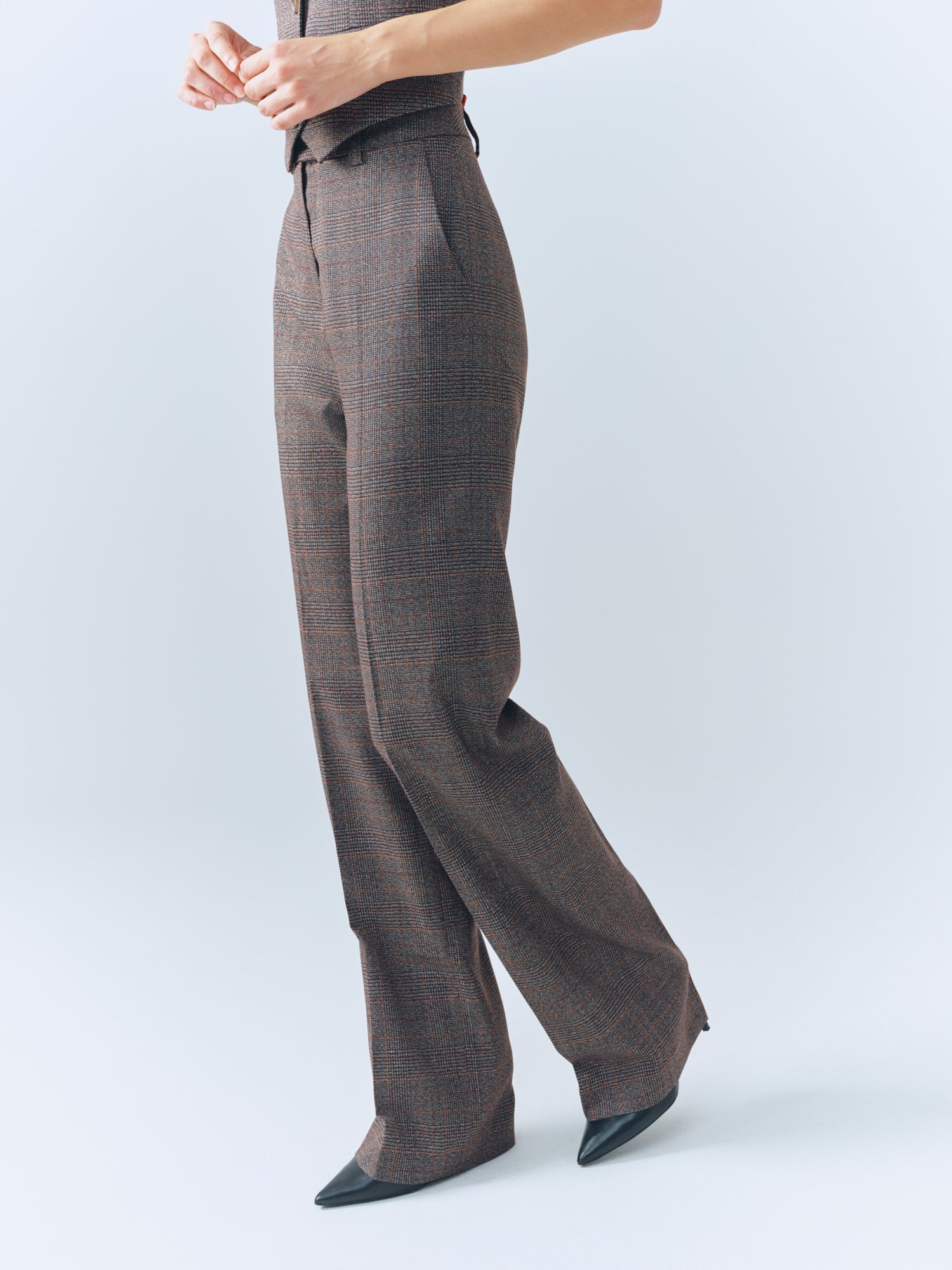 Wide Long Houndstooth pant – MB by Marta Buzolić